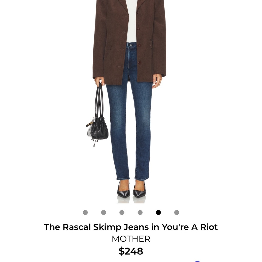 MOTHER denim The Rascal Skimp Jeans